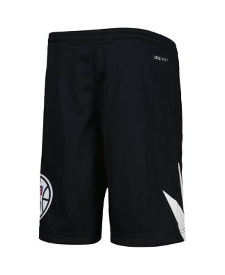 Big Boys and Girls Black LA Clippers Statement Edition Swingman Performance Shorts