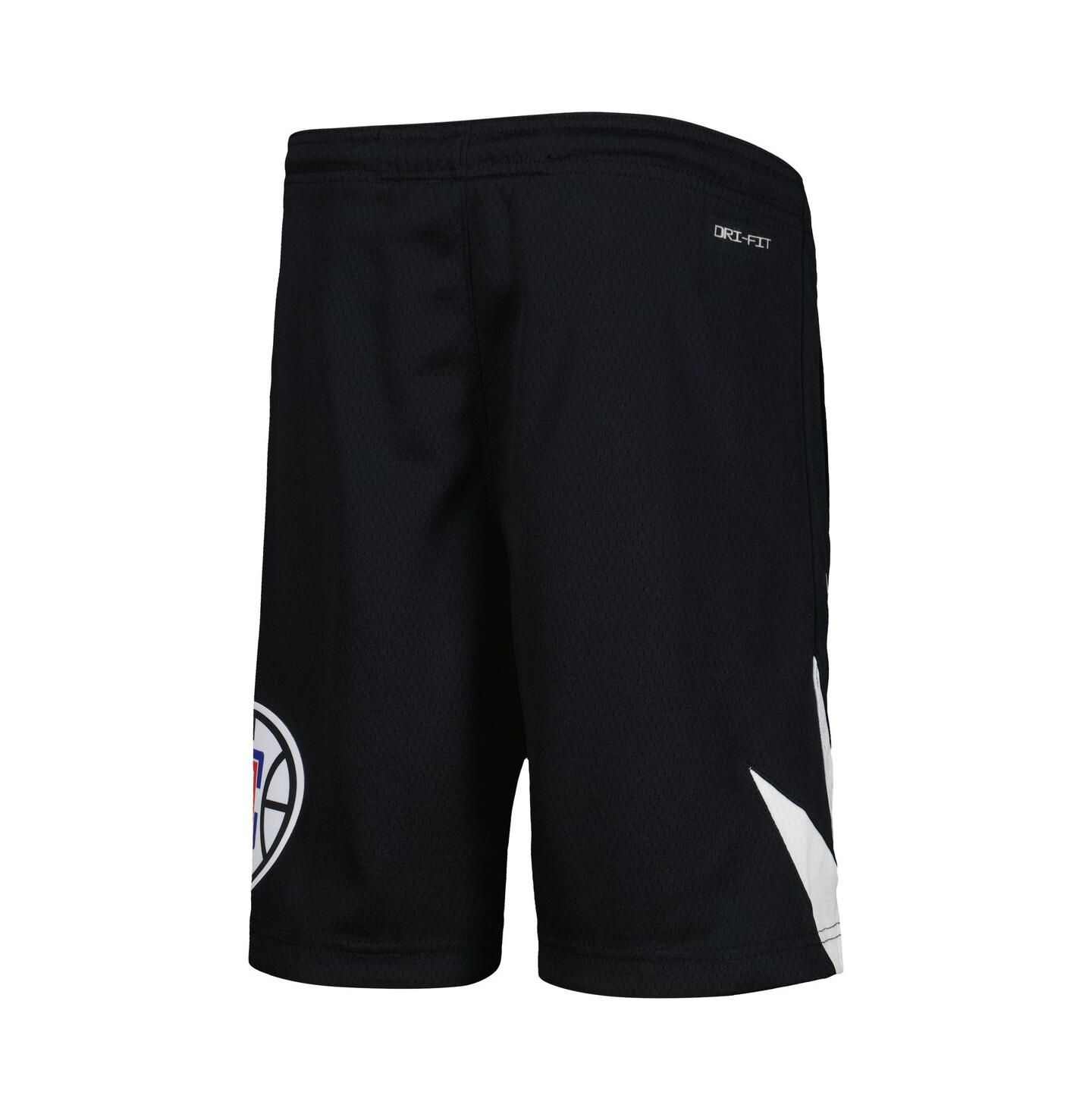 Детские шорты Jordan Black LA Clippers Statement Edition Swingman Performance — фото 4