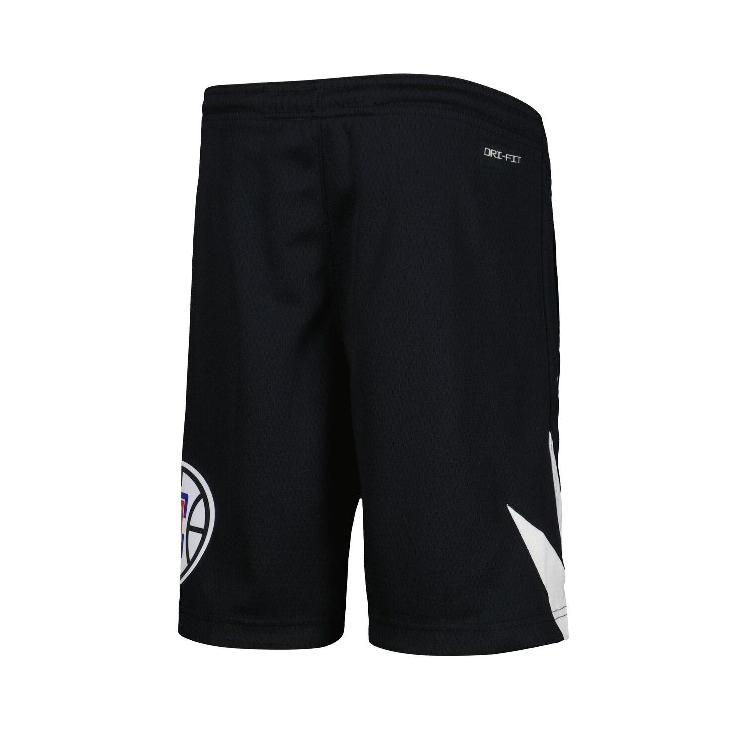 Big Boys and Girls Black LA Clippers Statement Edition Swingman Performance Shorts