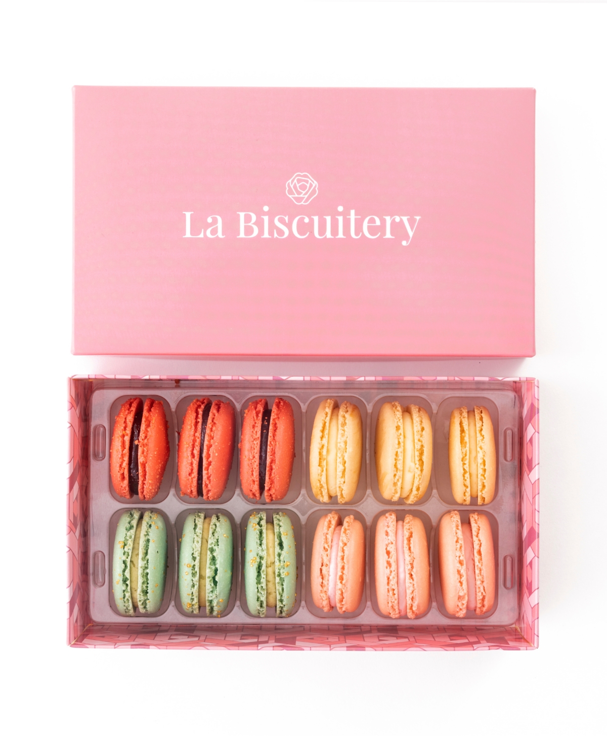 Shop La Biscuitery La Vie En Rose Box Of 12 Macarons In No Color