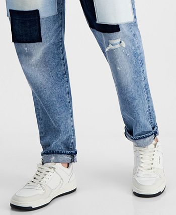 Guess outlet patchwork jeans