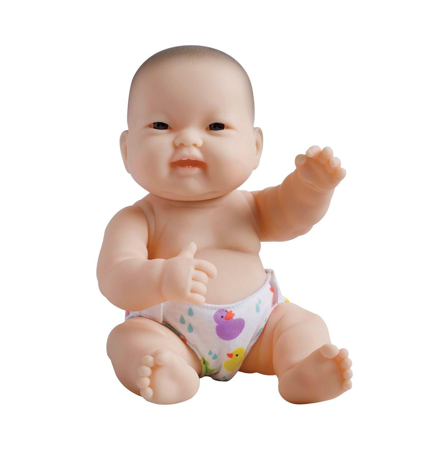 Детские куклы JC TOYS Lots to Love Babies 14" Poseable Baby Dolls with Different Skin Tones, 4-Piece Set, Ages 2+ — фото 5