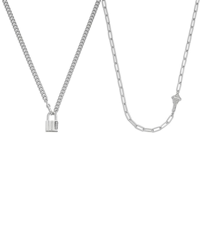 COACH Faux Stone Lock Key Layered Necklace Macy's