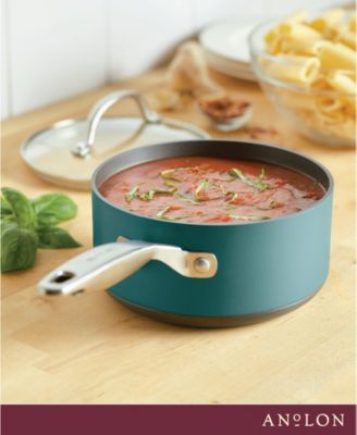 Achieve Hard Anodized Nonstick 2 Quart Sauce Pan with Lid
