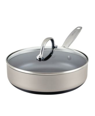 Achieve Hard Anodized Nonstick 3 Quart Saute Pan with Lid