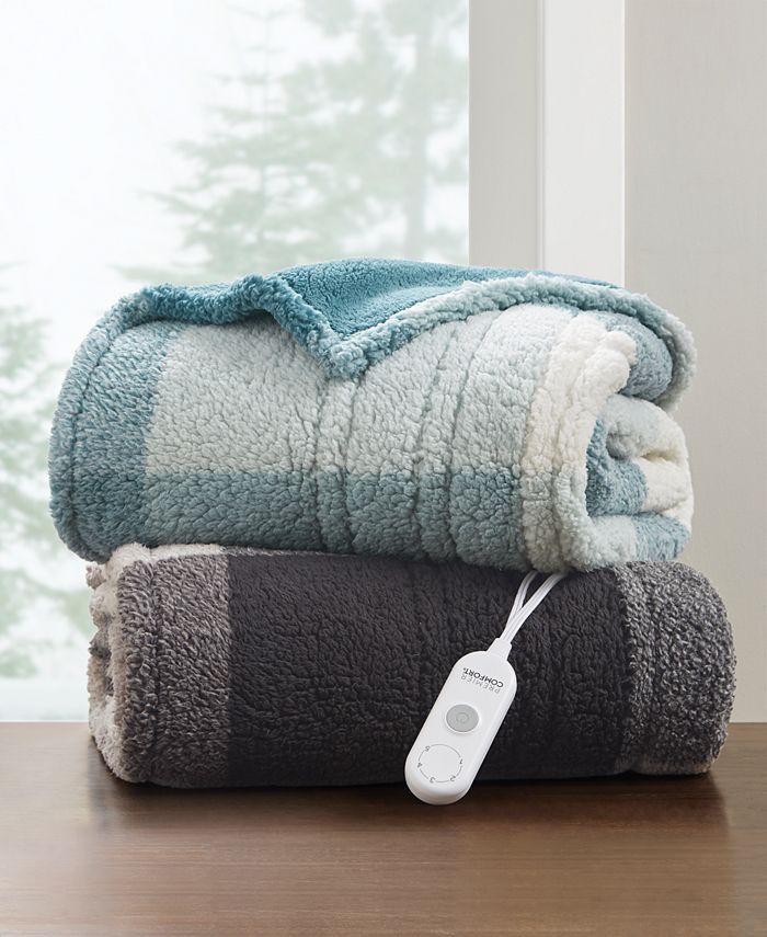 heated sherpa shawl