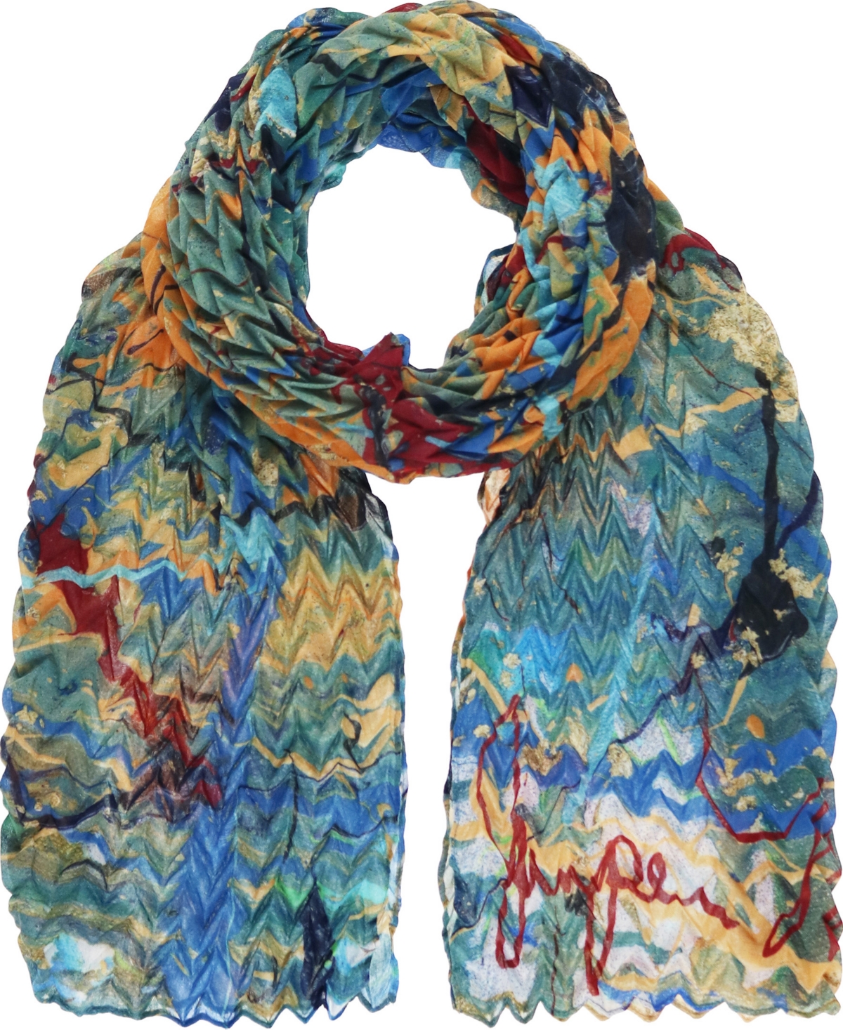 Shop Fraas X Jumper Maybach Women's Hug Constellation Scarf In Turquoise