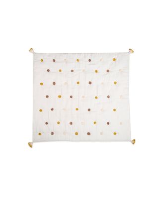 Baby Girls Kendi Pom Pom Quilted Blanket