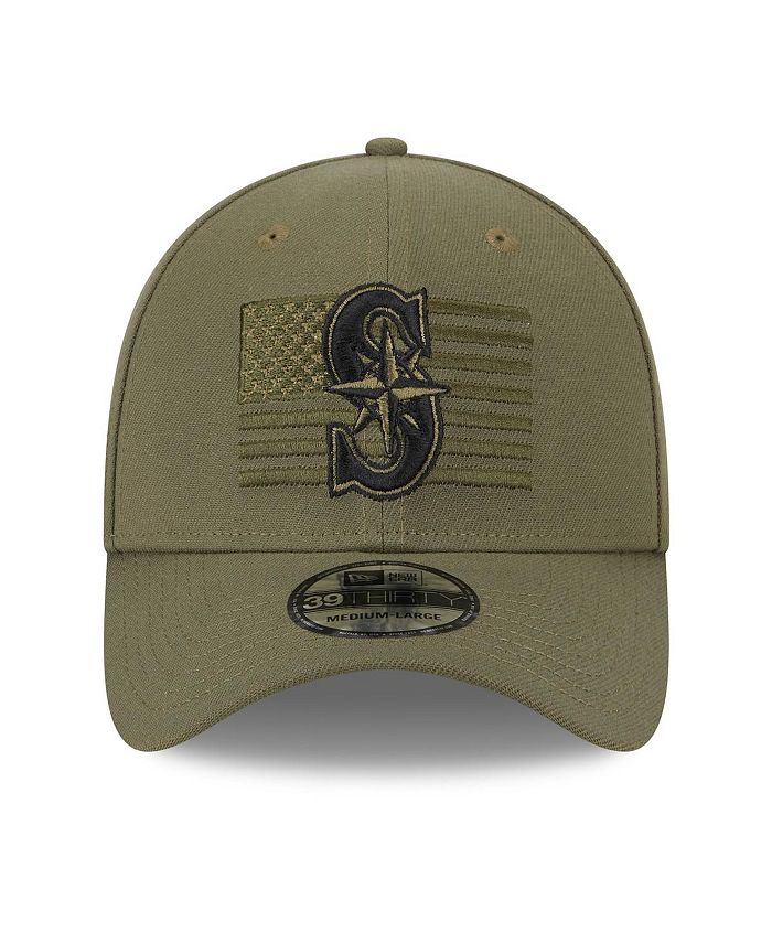 New Era Men's Green Seattle Mariners 2023 Armed Forces Day 39THIRTY ...