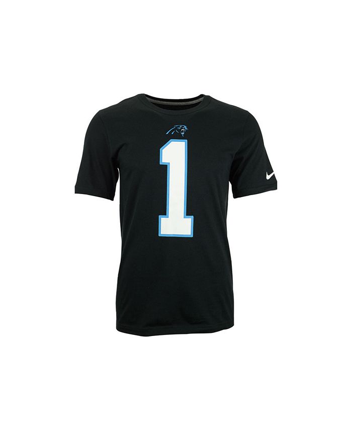 Carolina Panthers Home Name & Number T-Shirt - Cam Newton 1 - Mens