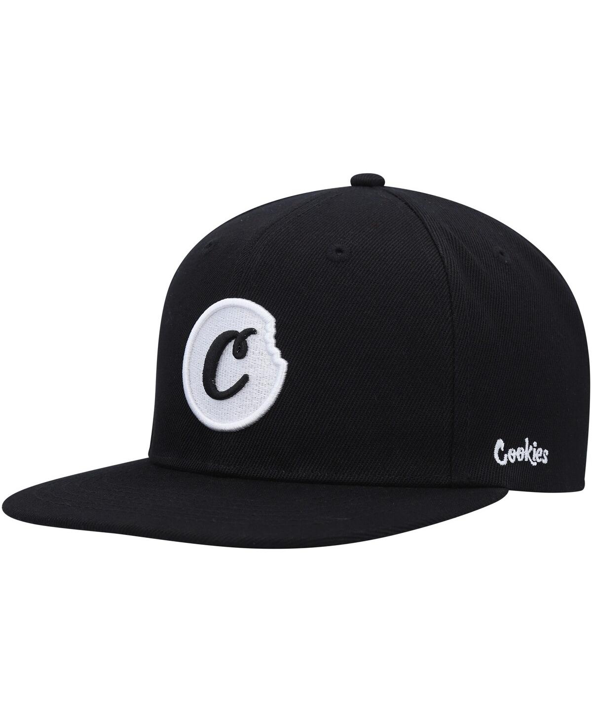 Cookies Men's  Black C-bite Snapback Hat