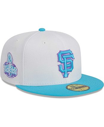 Men's New Era White/Pink San Francisco Giants Scarlet Undervisor 59FIFTY  Fitted Hat