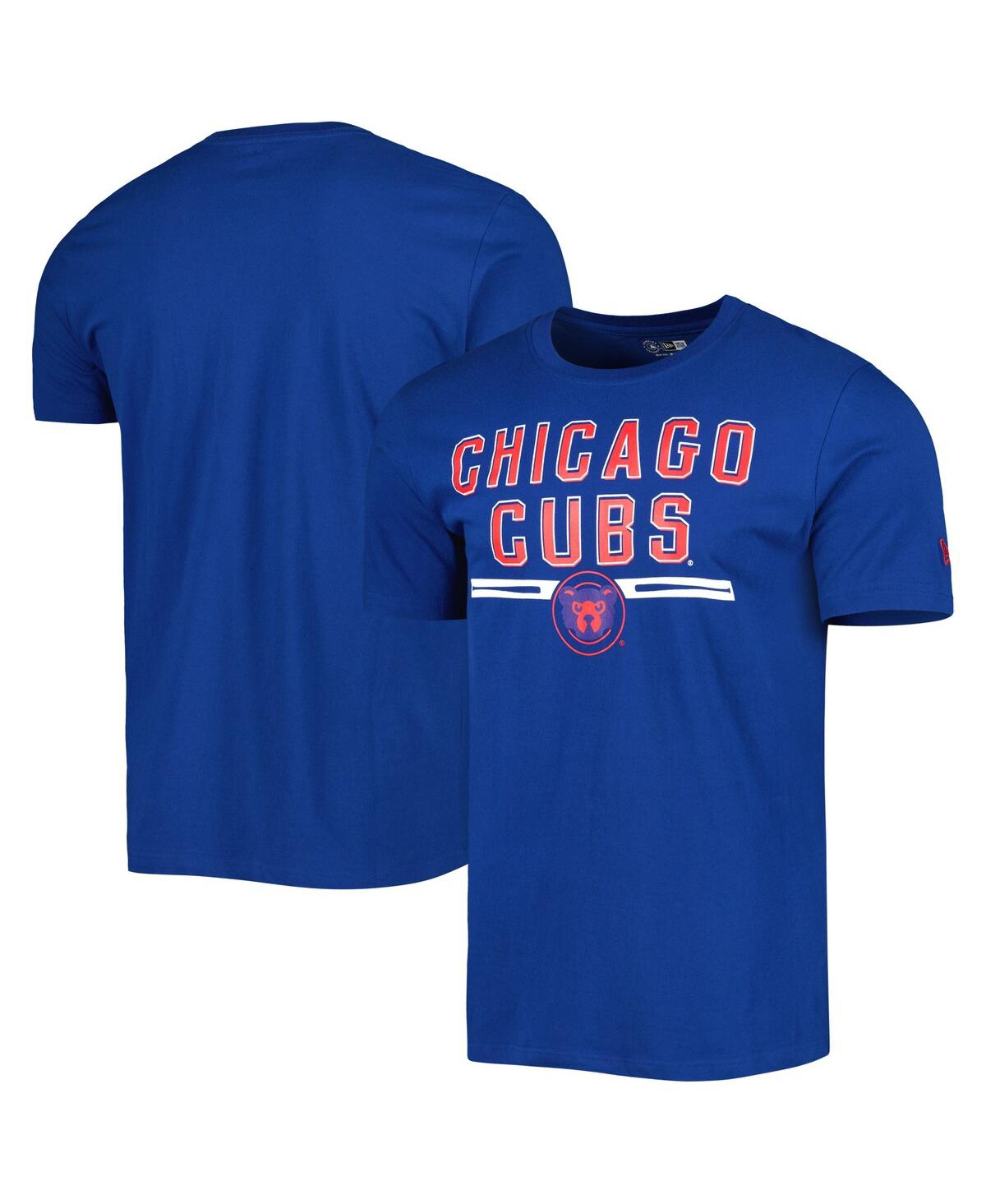 NEW ERA MEN'S NEW ERA ROYAL CHICAGO CUBS BATTING PRACTICE T-SHIRT 