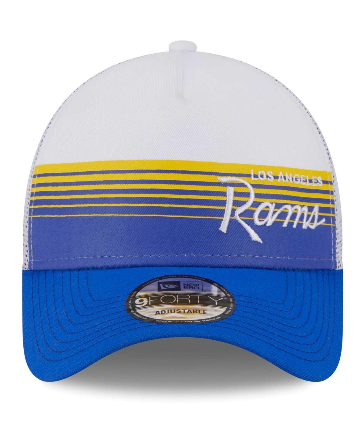 New Era Royal Los Angeles Rams Horizon 9forty Snapback Hat In Royal
