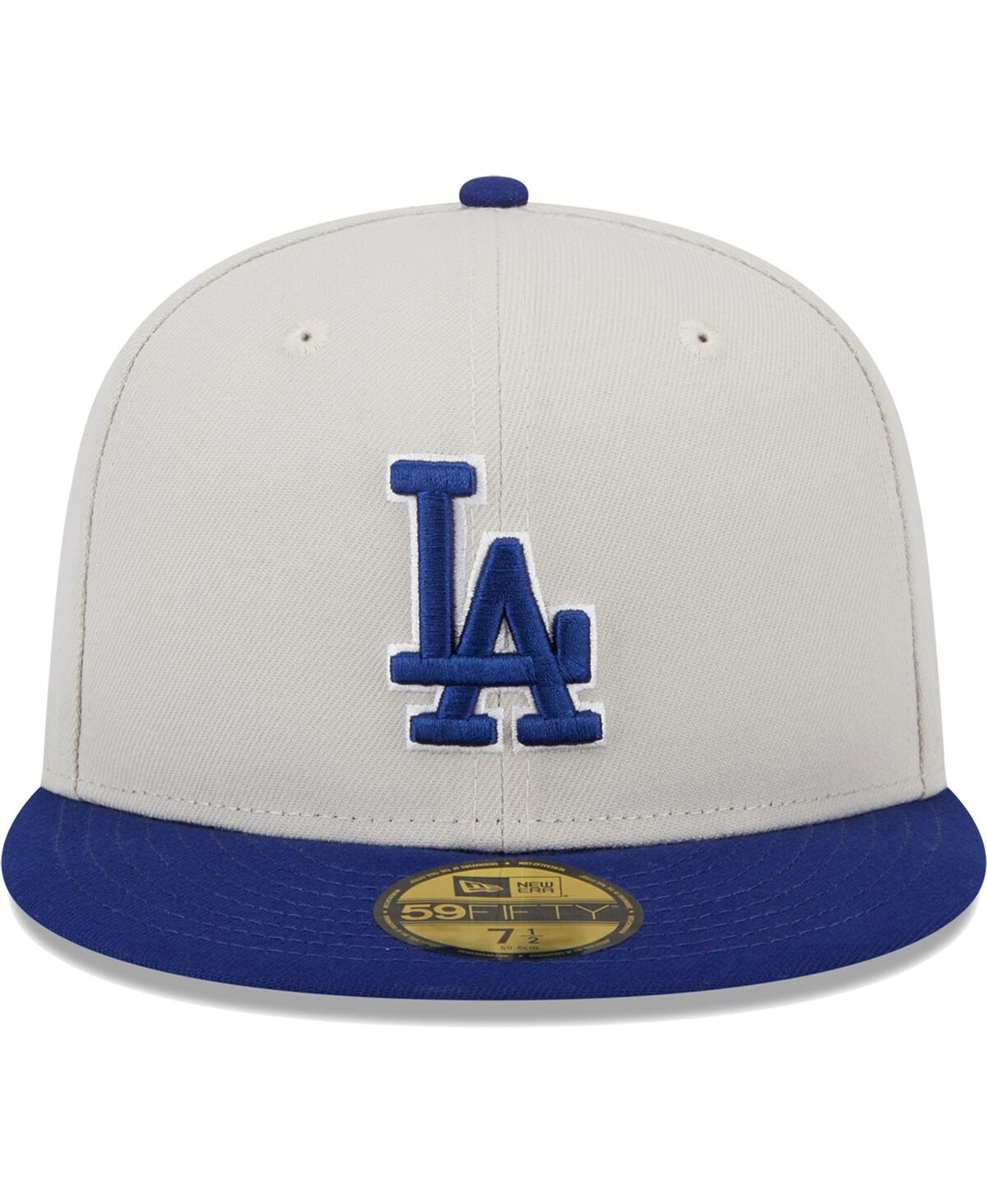 New Era Men's  Gray, Royal Los Angeles Dodgers World Class Back Patch 59fifty Fitted Hat In Gray,royal