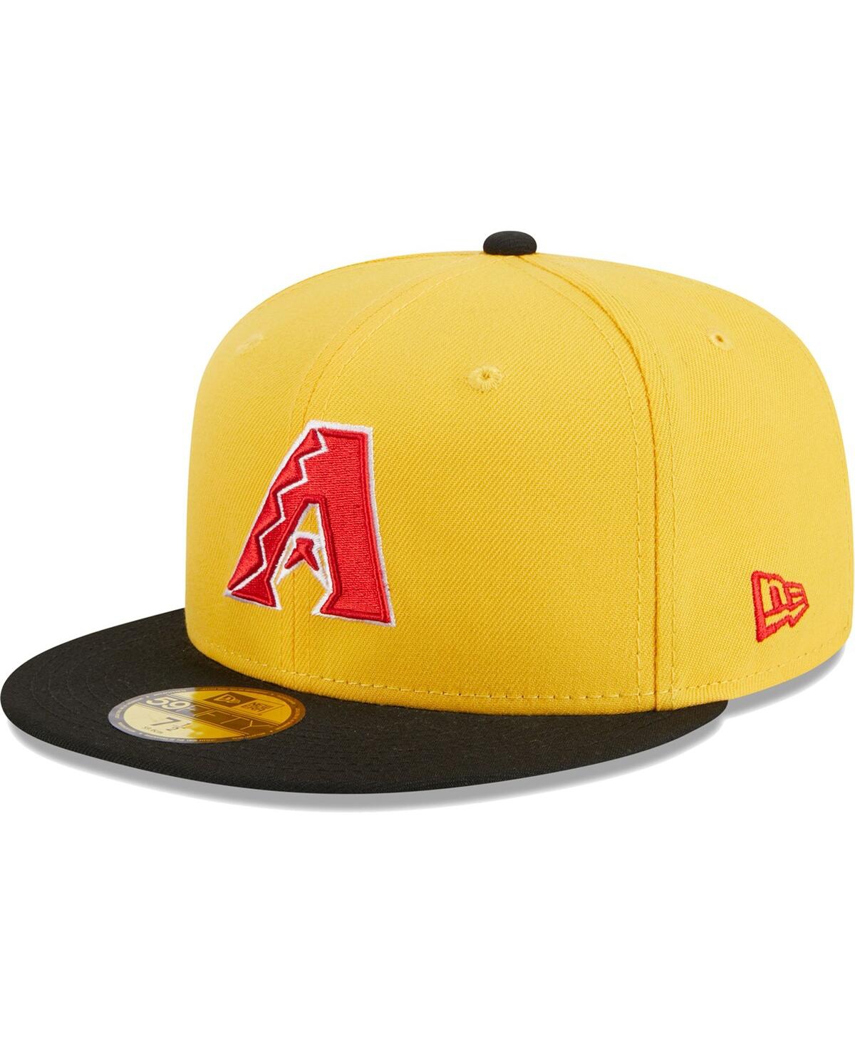 Men's New Era Black Arizona Diamondbacks Grilled 59FIFTY Fitted Hat - Black
