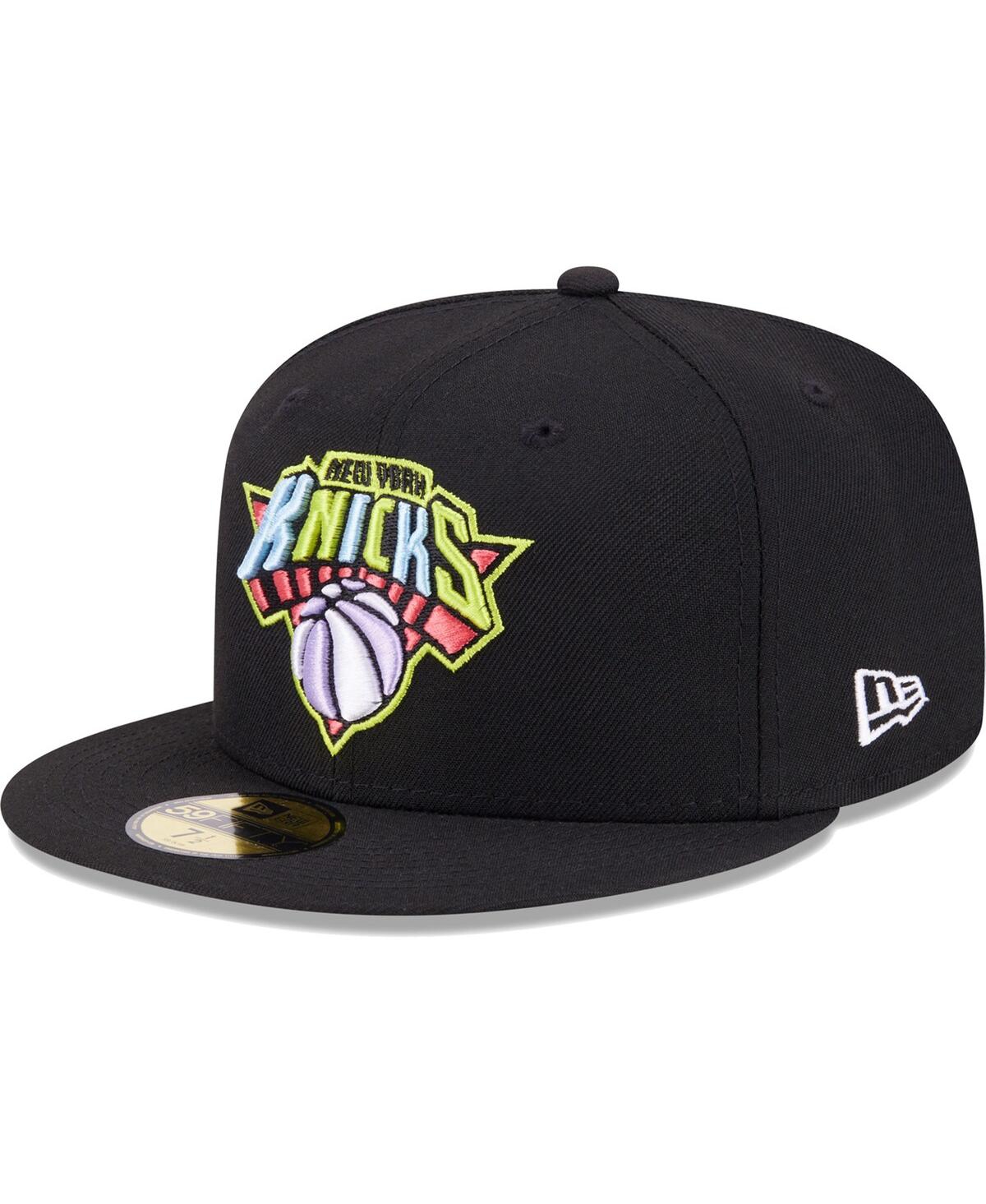 Men's New EraNew York Knicks Color Pack 59FIFTY Fitted Hat - Black