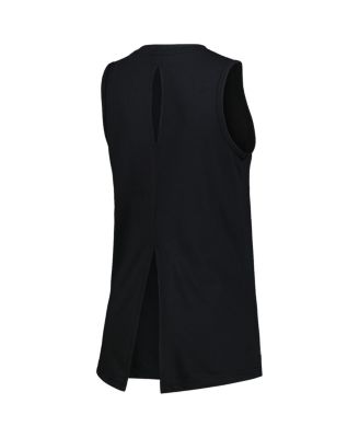 Women's Black Colorado Rockies Paisley Chase V-Neck Tank Top