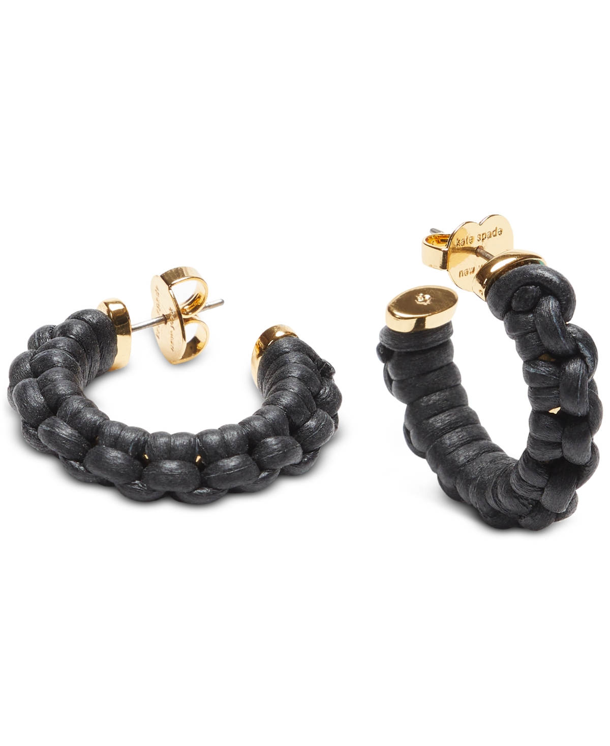Kate spade leather discount earrings