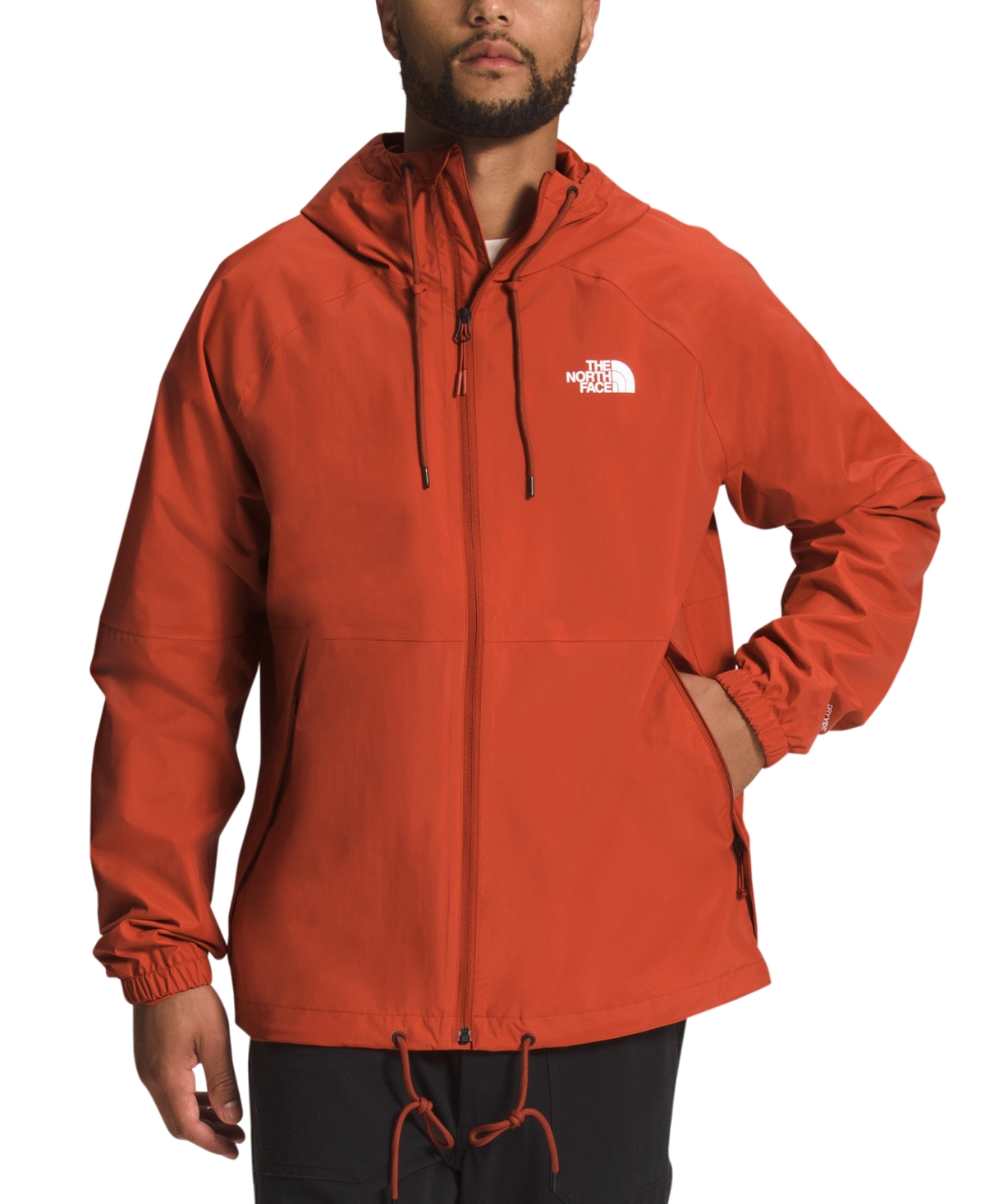 The North Face Men's Antora Hooded Rain Jacket In Rusted Bronze