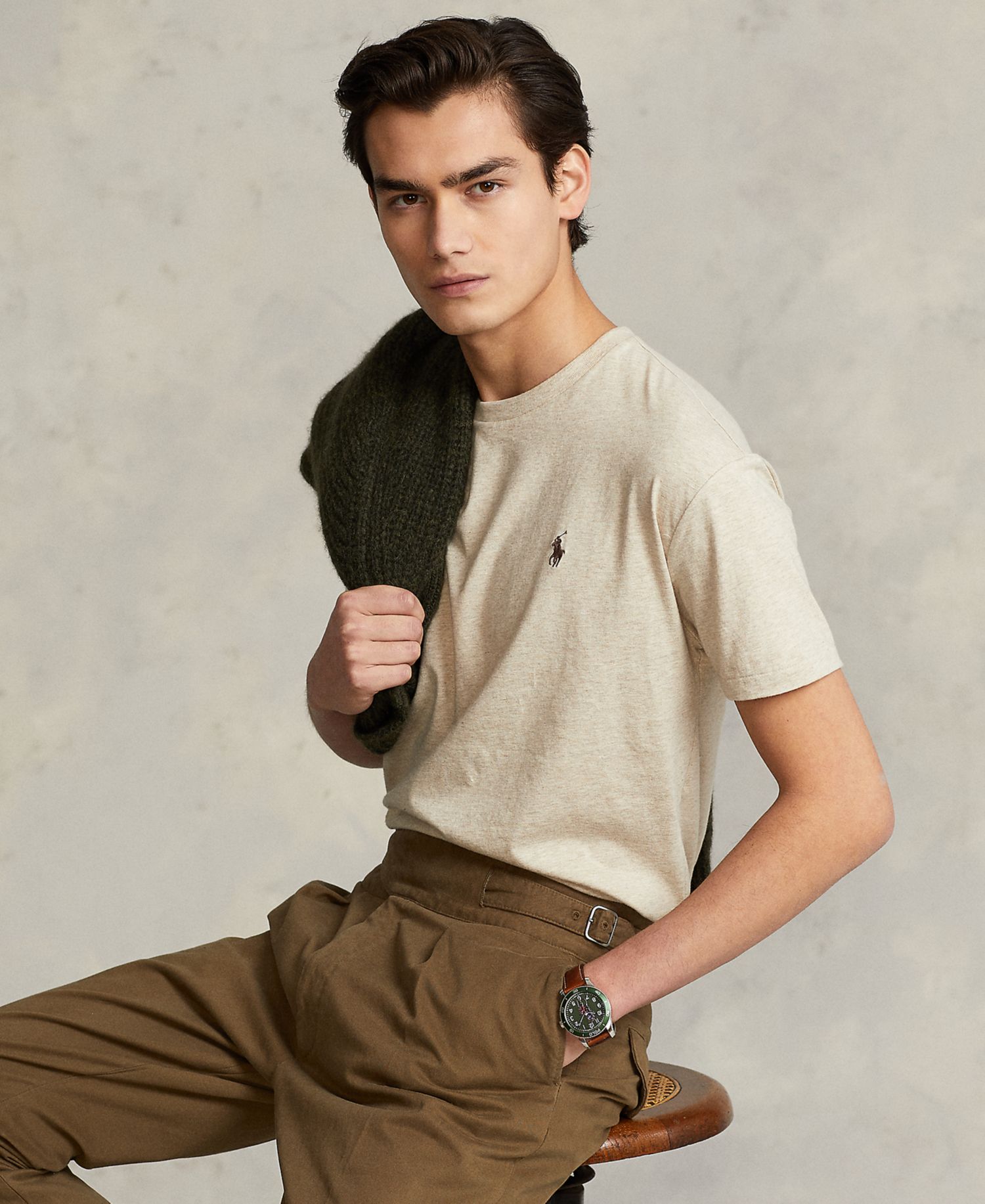 Men's Classic-Fit Jersey Crewneck T-Shirt
