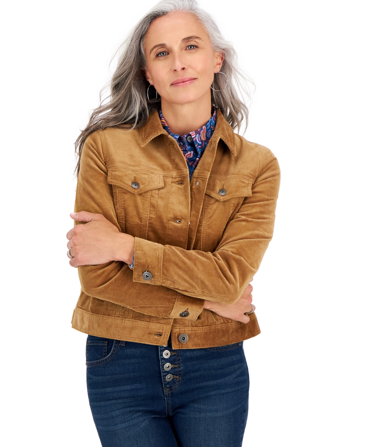 Macy corduroy jacket top