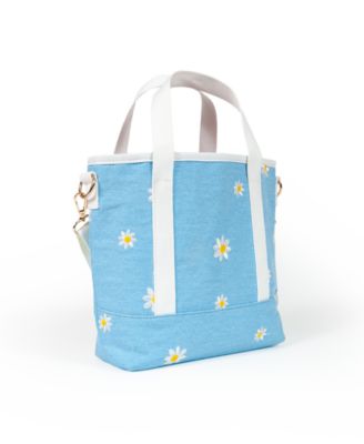 Daisy Medium, 100% Cotton Canvas Carryall Tote Bag