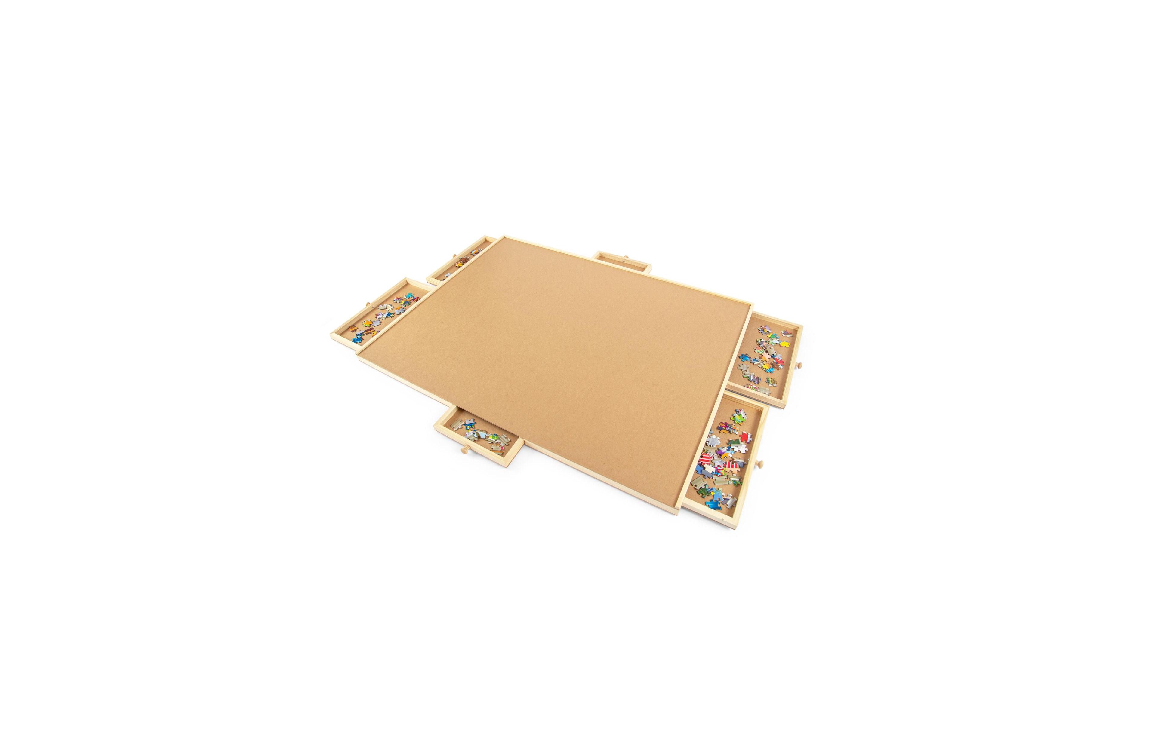 Wooden Jigsaw Puzzle Table | Puzzle Storage System | 35 x 2 x 28 Inches