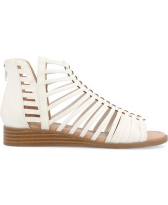 Women's Delilah Gladiator Sliver Wedge Sandals