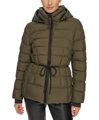 Dkny belted puffer coat hotsell