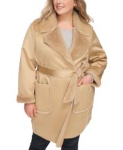 Dkny plus 2024 size winter coats