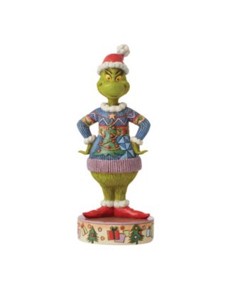 Jim Shore Grinch Wearing Ugly Sweater Figurine Macy s