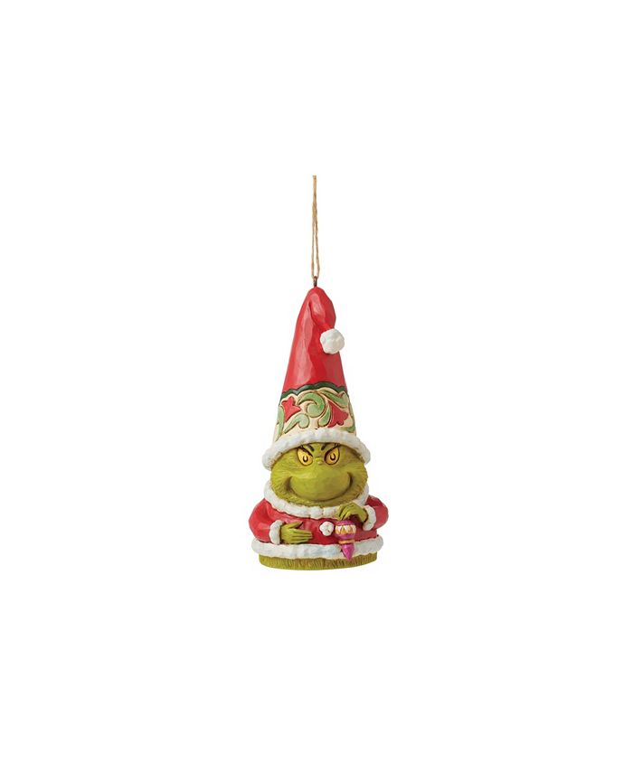 Jim Shore Grinch Gnome Holding Ornament - Macy's