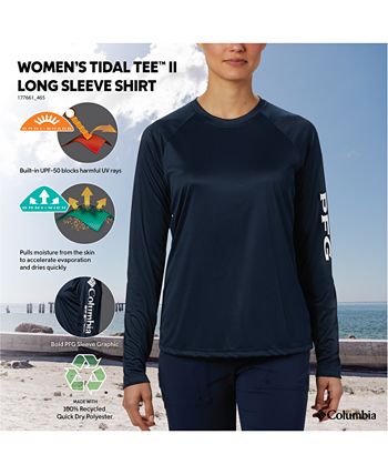 Columbia Women's PFG Tidal Tee II Omni-Shade™ T-Shirt - Macy's