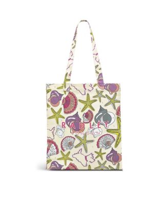 Radley London Shells Medium Open Top Canvas Tote Bag - Macy's