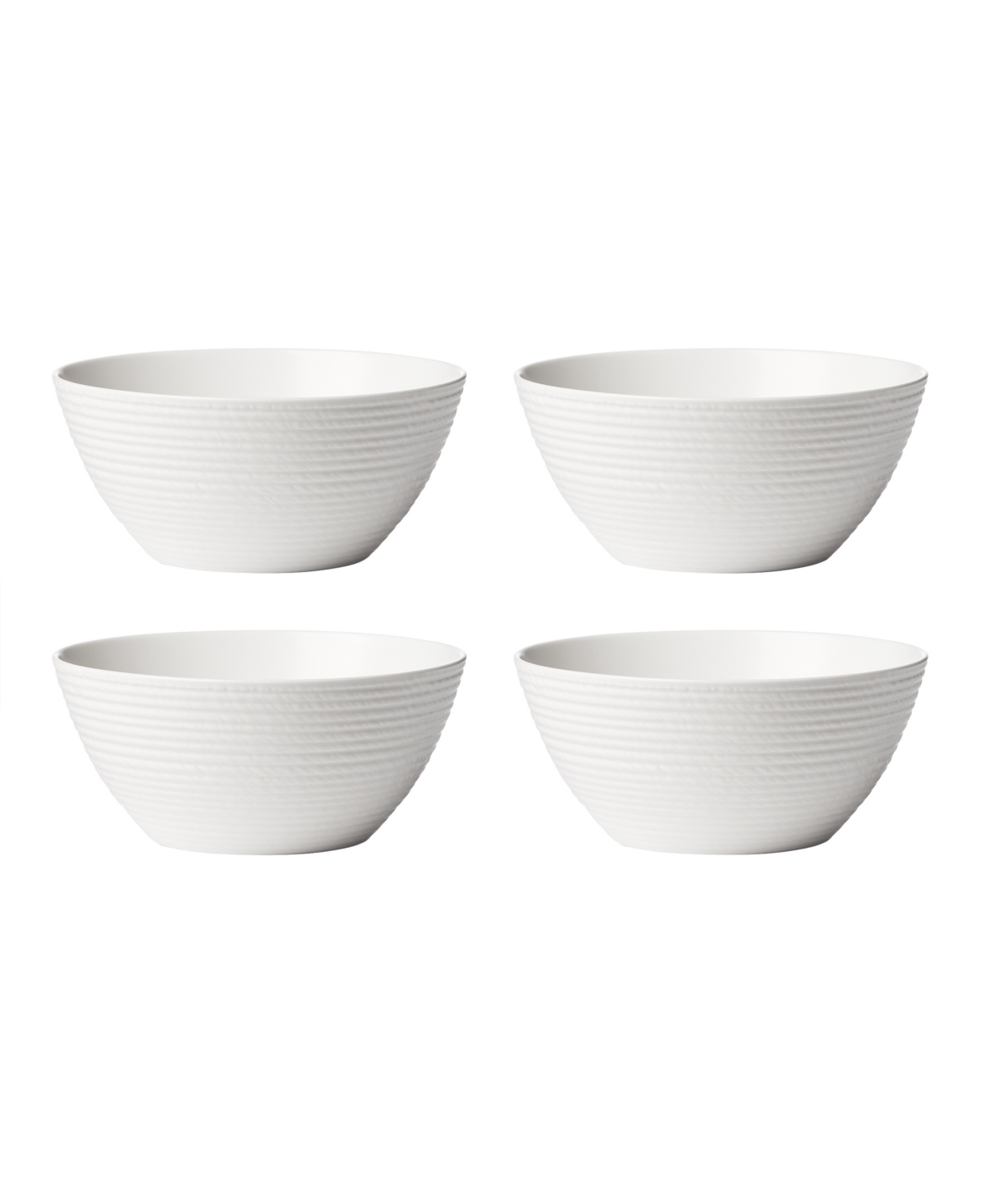 Lenox Lx Collective Fruit Bowls 4 Piece Set In White