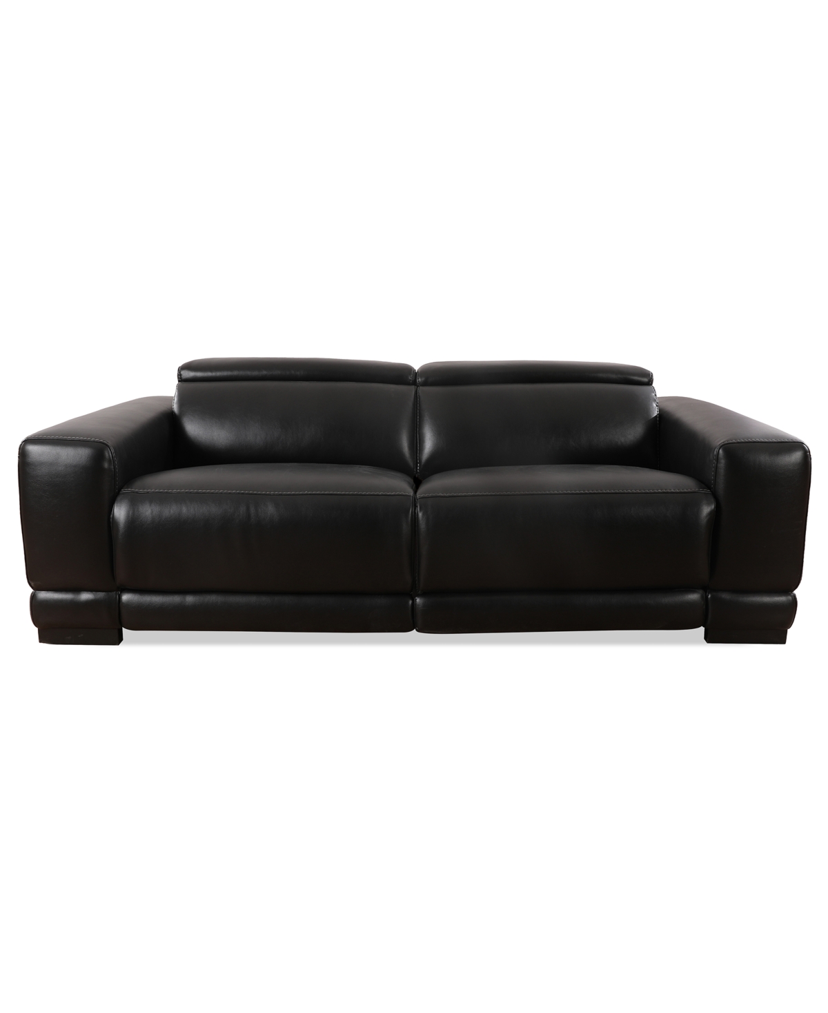 Furniture Krofton 2-pc. Beyond Leather Fabric Sofa With 2 Power Motion Recliners, Created For Macy's In Blackberry