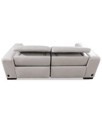 CLOSEOUT! Krofton 2-Pc. Beyond Leather Fabric Sofa with 2 Power Motion Recliners, Created for Macy's