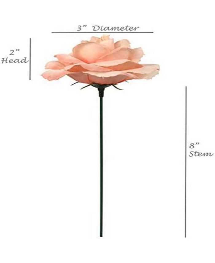 Floral Home 100 Pink Artificial Rose Flowers Create Stunning Decor