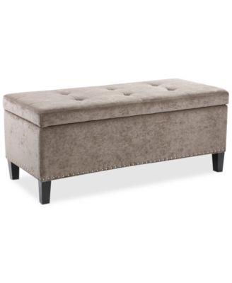 Catarina Fabric Storage Bench