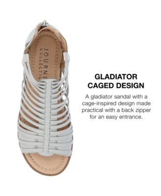Women's Delilah Gladiator Sliver Wedge Sandals
