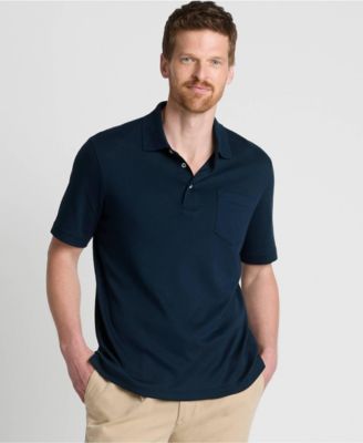 Men's Short Sleeve Cotton Supima Polo Shirt with Pocket