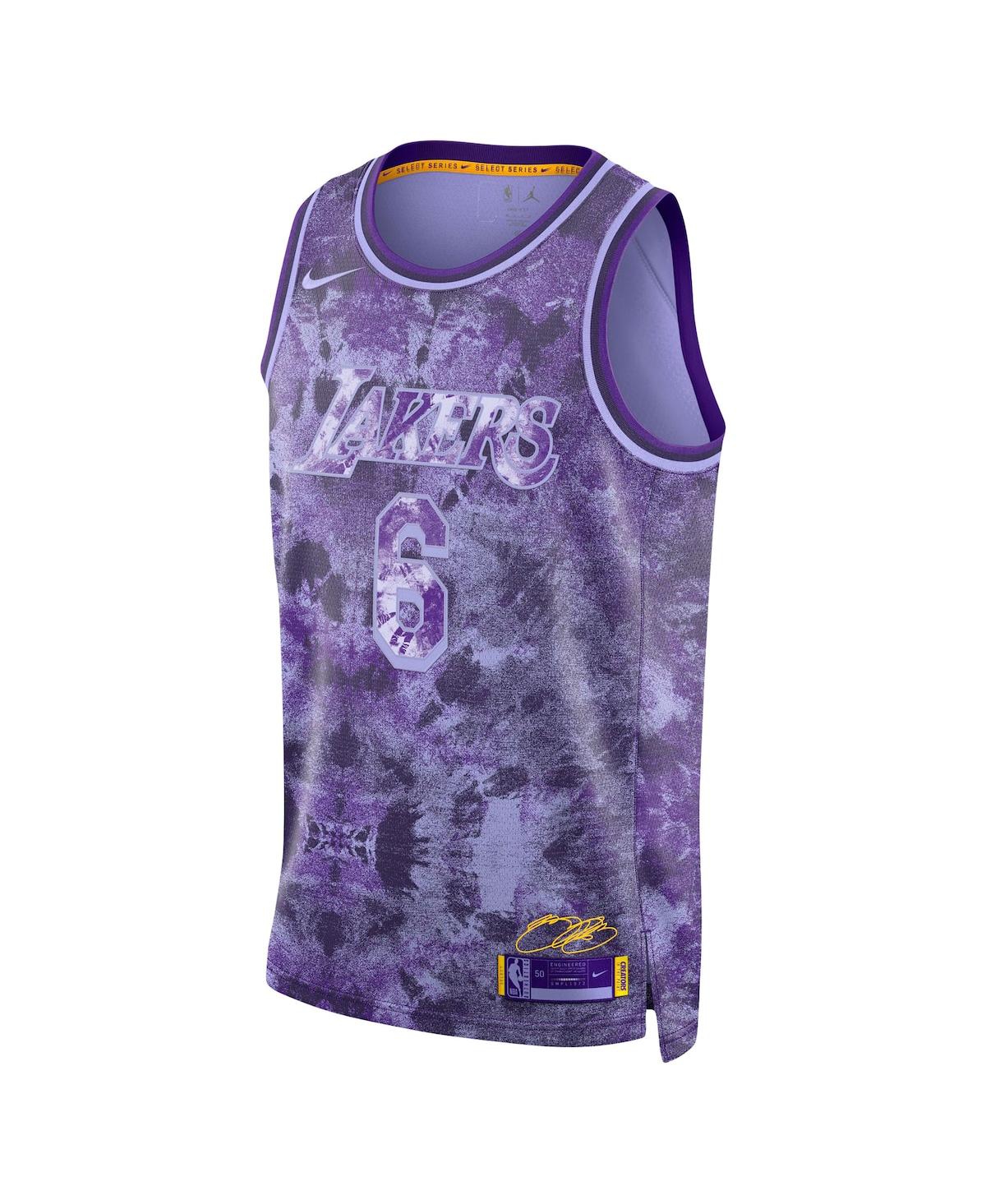 Men's and Women's Nike LeBron JamesLos Angeles Lakers Select Series Swingman Jersey - Purple