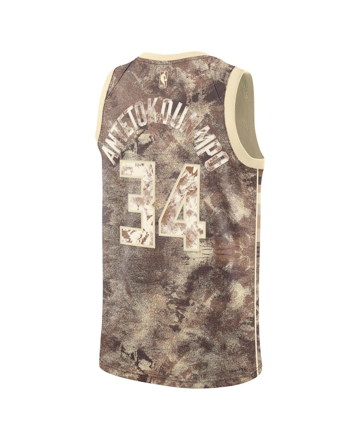 Men's and Women's Nike Giannis AntetokounmpoMilwaukee Bucks Select Series Swingman Jersey - Brown