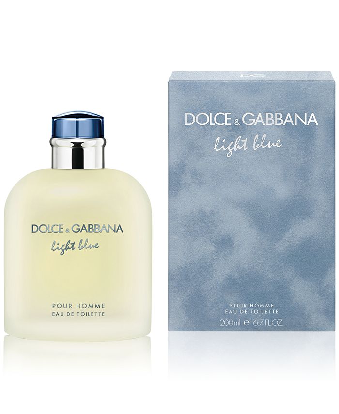 Dolce&Gabbana Men's Light Blue Pour Homme Eau de Toilette Spray, 6.7 oz ...