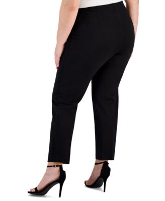 Plus Size Hollywood Slim-Fit Ankle Pants