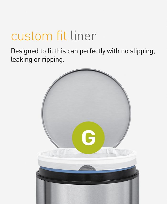 simplehuman Code G Custom Fit Liners, 100 Liners Macy's