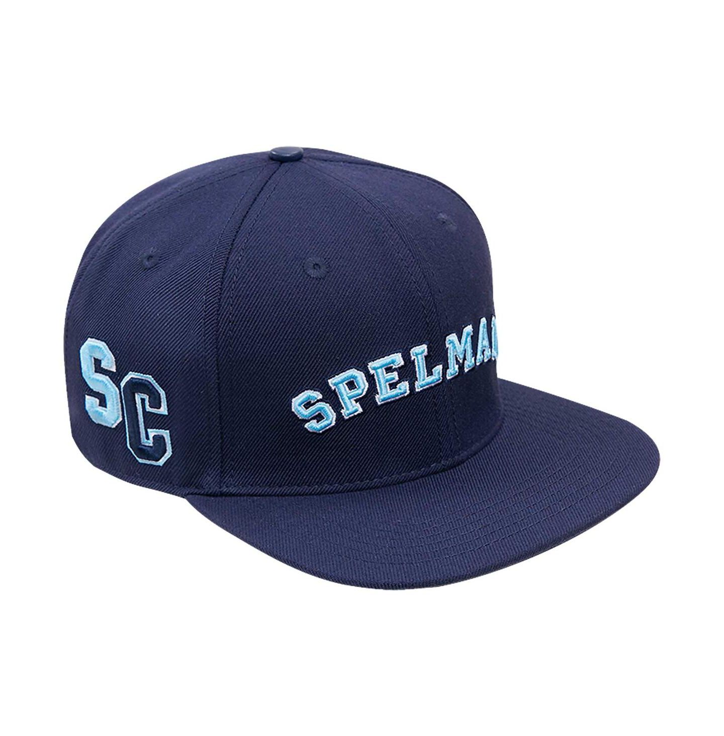 Мужская кепка Pro Standard Navy Spelman College Jaguars Evergreen Spelman Snapback Hat — фото 1