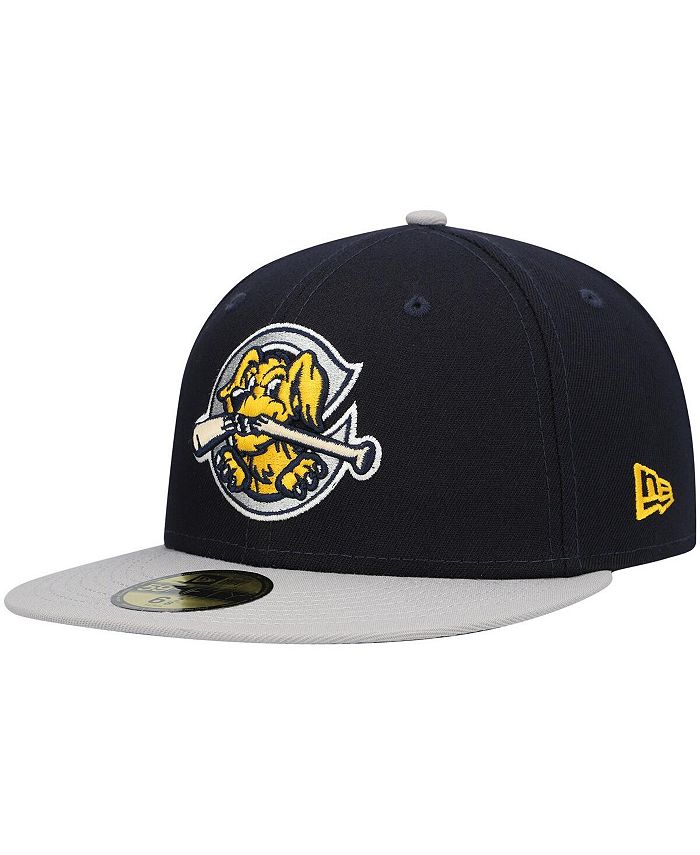 New Era Men's Navy Charleston RiverDogs Authentic Collection Road