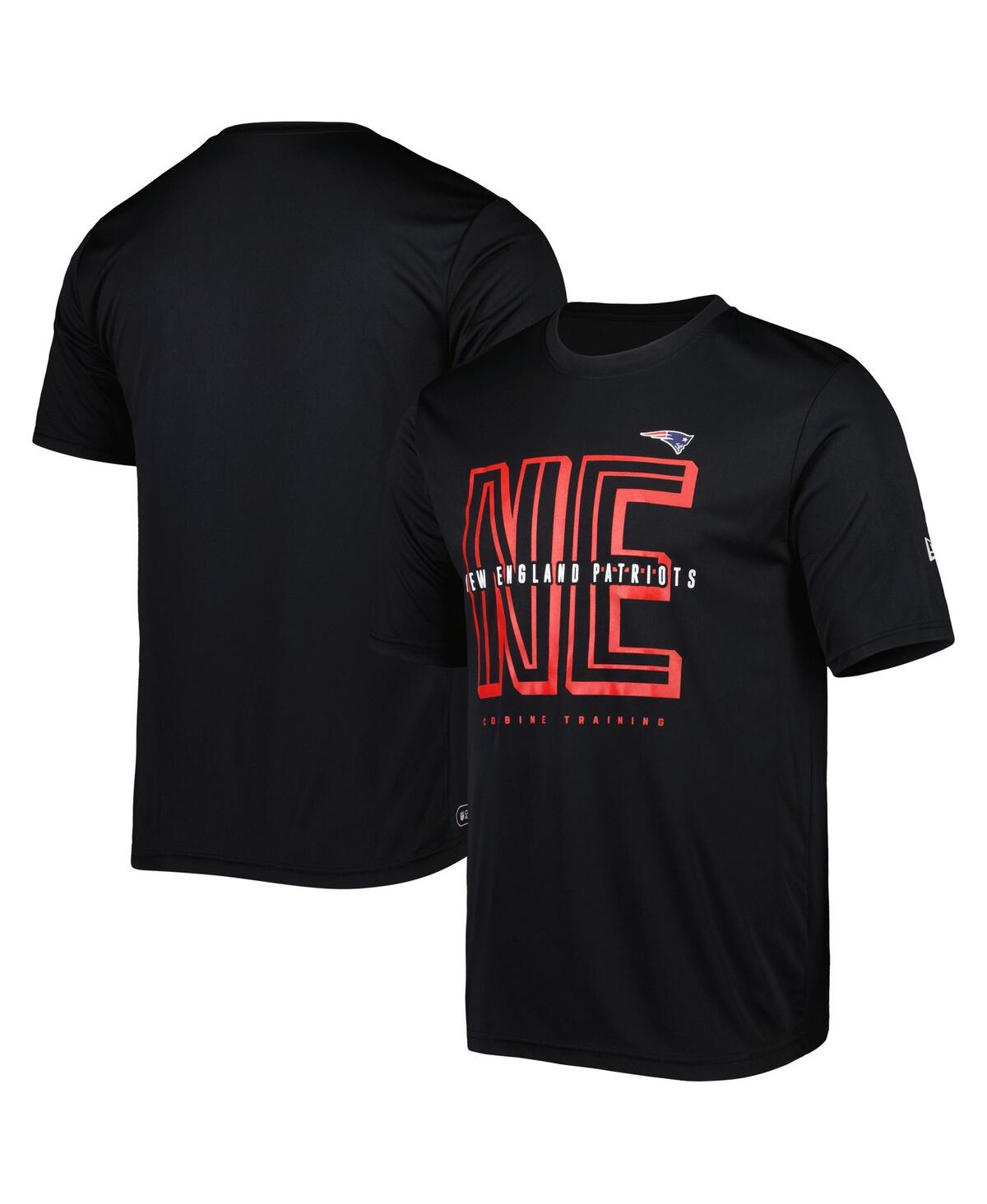 New Era Men's  Black New England Patriots Scrimmage T-shirt